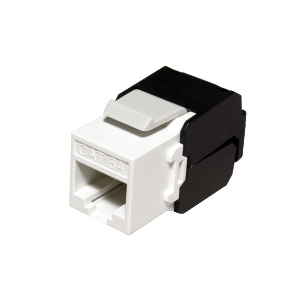 Roline Connettore Keystone Cat. 6A, Non Schermato, Bianco, 180°, Montaggio Senza Attrezzi (26.11.0337)-image