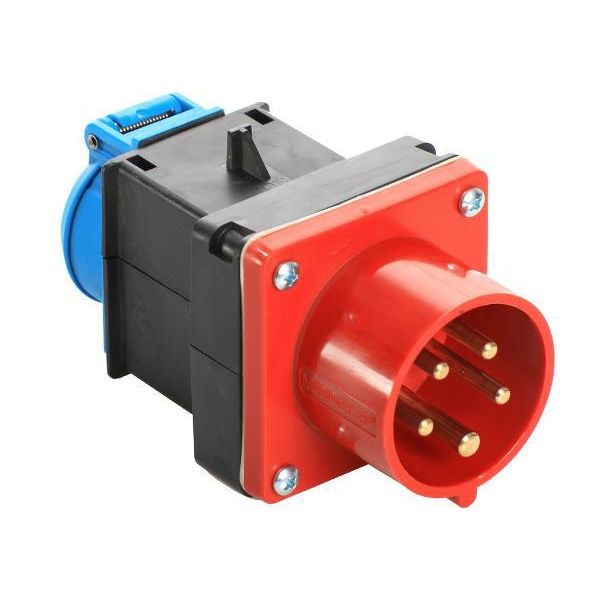 As Schwabe Adapter 400V, 16A Cee-Stecker + Schukodose (60495)-image