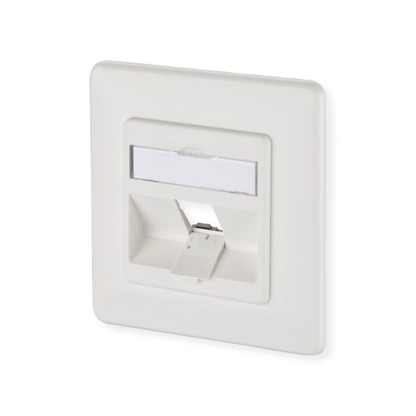 Metz Connect Modulo Scatola Di Derivazione Da Incasso, 1 Porta Non Equipaggiata Bianco Puro-image
