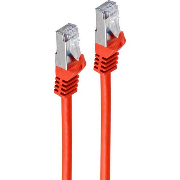 Shiverpeaks BASIC-S U/Ftp Cavo Patch Piatto Cat. 6A 5,00 M Rosso-image