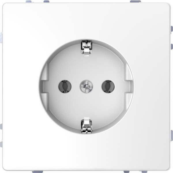 Merten MEG2301-6035 System Design 16A Presa Di Corrente Loto Bianco Lucido-image