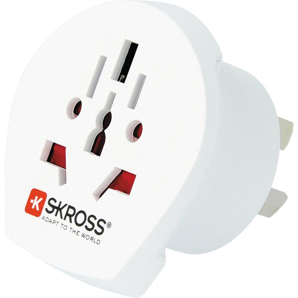 Skross Skross 1.500222-E Adattatore Spina Tipo I (Au) Universale Bianco-image