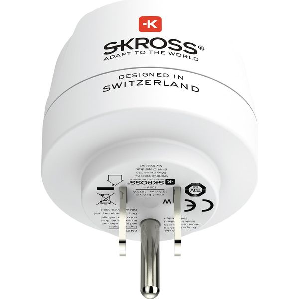 Skross Skross Adattatore Da Europa A Usa Tipo B Tipo C (Europlug) Bianco-image