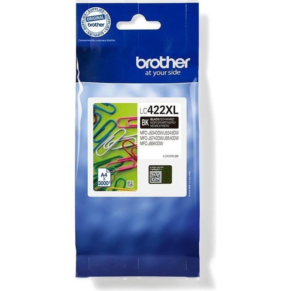 Brother LC422XL - Alta Resa - Nero - Originale - Cartuccia D'inchiostro - Per Brother MFC-J5340DW, MFC-J5740DW, MFC-J6-image