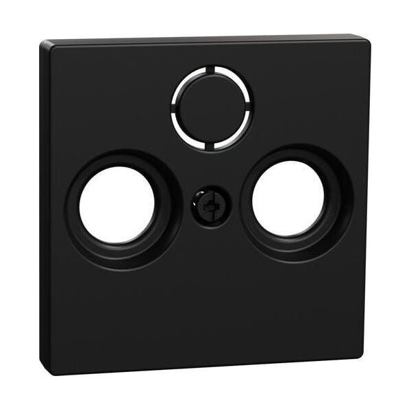 Merten Piastra Centrale Nera Opaca Presa Antenna MEG4123-0403 (MEG4123-0403)-image