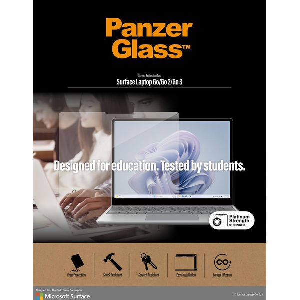 Panzerglass ® Screen Protector Microsoft Surface Laptop Go3 - Go 2 - Go - Clear Screen Protector - G-image