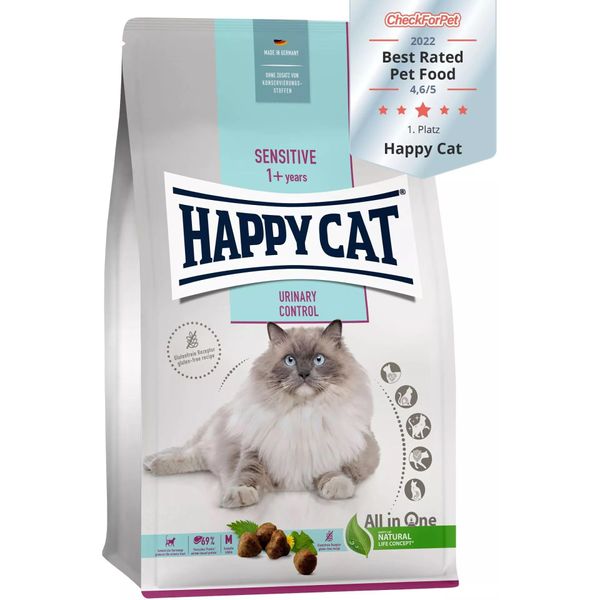 Happy Cat Croccantini Sensibili Per Gatti Adulti Controllo Urinario 10Kg-image