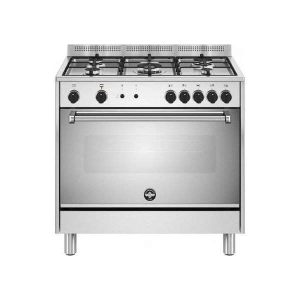 Bertazzoni La Germania Americana AMN965GXV/24 Cucina Cucina A Libera Installazione Piano Cottura Elettrico A Gas Acciaio Inox A+-image