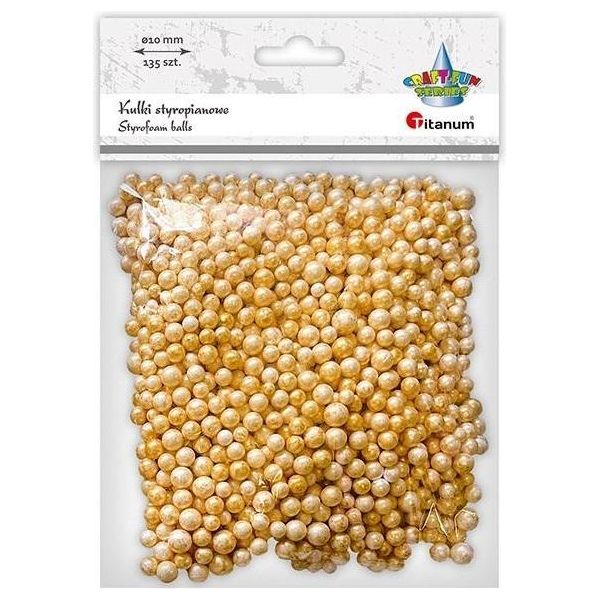 Palline Di Polistirolo 5/7Mm 135Pz Oro-image