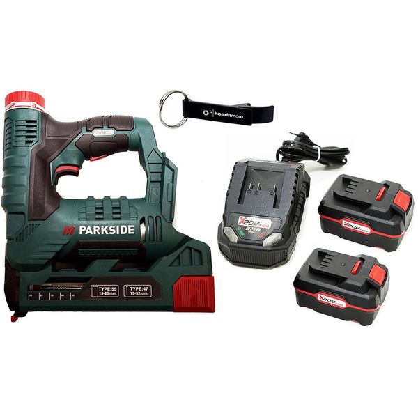Parkside® 20 V Graffatrice A Batteria Pat 20-Li / Incl. 2 Batterie (4Ah) E Caricabatterie (2,4A)-image