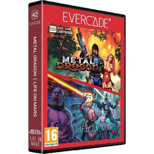 Evercade Retro Metal Dragon/Life On Mars Collection Retro Console Game Multicolore Multicolore Taglia Unica-image