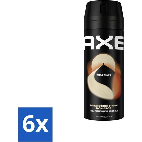 Ax Deodorante Spray Per Il Corpo Muschio 150 Ml - Confezione Risparmio - 6 Pezzi-image