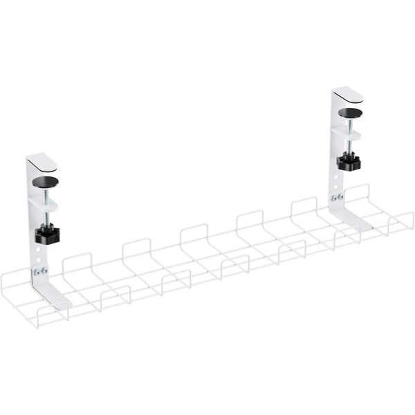 Inline® Griglia Di Gestione Dei Cavi 60 Cm Per Il Montaggio Sotto, Bianco-image