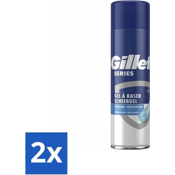 Gillette Series – Gel Preparatorio Per La Rasatura – Idratante – 200 Ml – Confezione Risparmio – 2 Pezzi-image