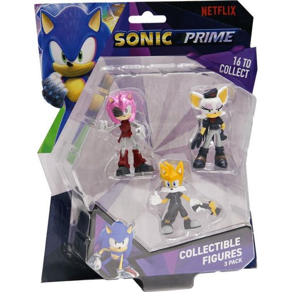 Figure Di Sonic 3-Pack, 6,5 Cm Giocattoli Da Collezione-image