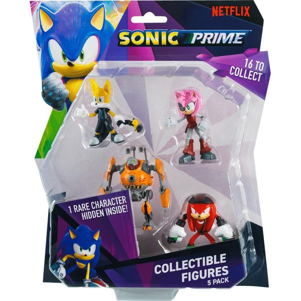 Figure Di Sonic 5-Pack, 6,5 Cm Giocattoli D'azione Da Collezione-image