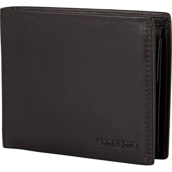 Samsonite Pelle Portafoglio Attack 2 015 - B 4CC+2C+C Wallet Ebony Brown Marrone Scuro-image
