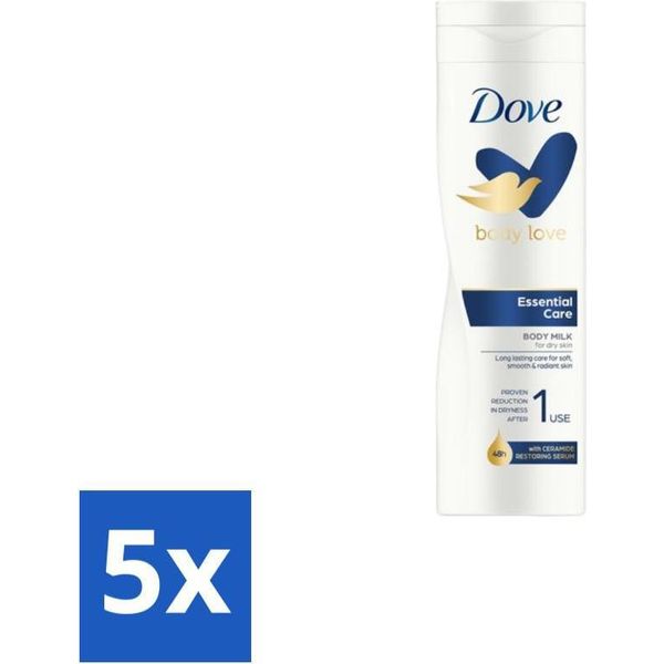 Dove – Lozione Corpo – Essential Women – 400 Ml - Confezione Risparmio - 5 Pezzi-image