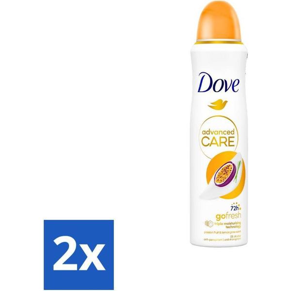 Deodorante Spray Dove – Frutto Della Passione E Citronella – 150 Ml - Confezione Risparmio - 2 Pezzi-image