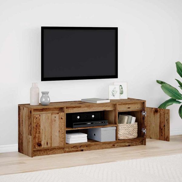Maison Exclusive - Mobile Tv Marrone 139,5 X 34 X 50 Cm Materiale Ligneo-image