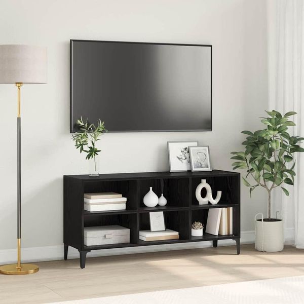 Maison Exclusive - Mobile Tv Nero 103,5 X 30 X 50 Cm Materiale Ligneo-image