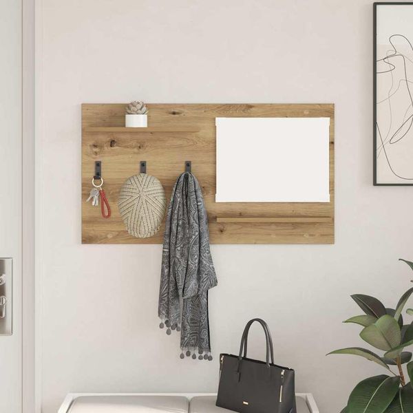 Maison Exclusive - Comodino Da Parete In Rovere Artigianale 90 X 10 X 50 Cm-image