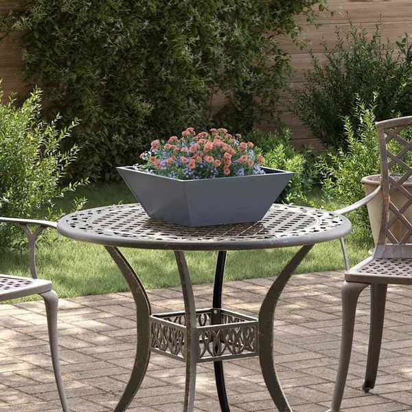 Maison Exclusive - Vaso Da Giardino 5 Pezzi Antracite 40 X 40 X 15 Cm-image