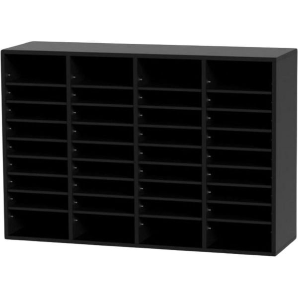 Organizer Da Ufficio – Scomparto Per Lettere A4 – Scrivania – 36 Scomparti – Accessori – Nero-image