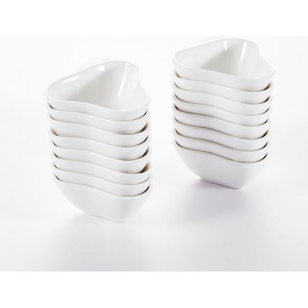 Set Di Servizi Sovereign – 16 Pezzi – Bianco – Ceramica – Piatti Piani, Piatti Fondi E Ciotole Per Snack-image