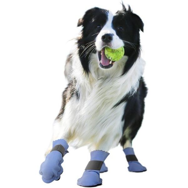 Inf Stivali Invernali Antiscivolo Per Cani - Set Di 4, Protezione Zampe Calda Piccolo-image
