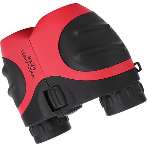 Inf Binocolo Compatto 8X21 - Portatile E Leggero Per Concerti E Birdwatching Rosso-image