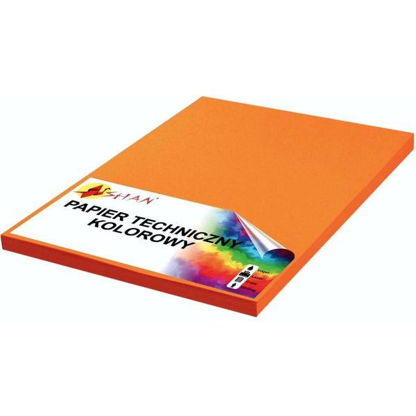 Carta Tecnica A4 220G Arancione V3 50 Fogli-image