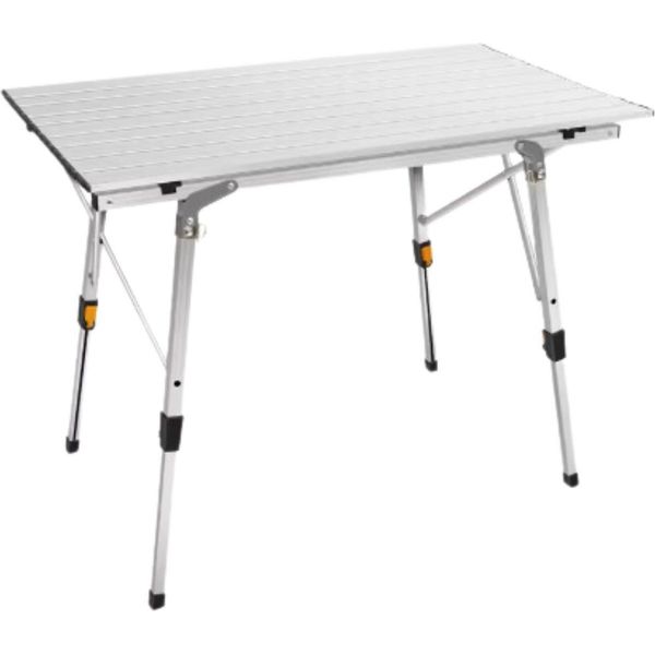 Tavolo Da Campeggio Avvolgibile Bolt Edge – Tavolo Da Picnic Pieghevole In Alluminio – Gambe Regolabili – 90X53X45/68 Cm – Outdoor E Giardino-image