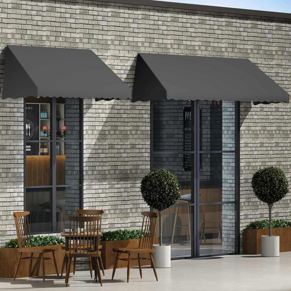 Maison Exclusive - Tenda Da Sole Grigia 300 Cm Tessuto-image