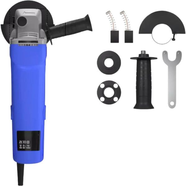 Potente Smerigliatrice Angolare Tavien – 115 Mm / 4,5 Pollici – 5000 W – 12.000 Giri/Min – Smerigliatrice E Troncatrice Elettrica Per Metallo E Piastrelle – Filettatura M14-image