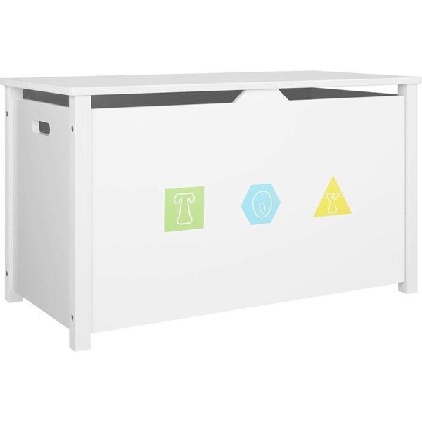 Armadio Bolt Edge – Bianco/Rovere – Per Bambini – Scaffale Per Giocattoli E Libri – Mdf – 40X36X170 Cm-image