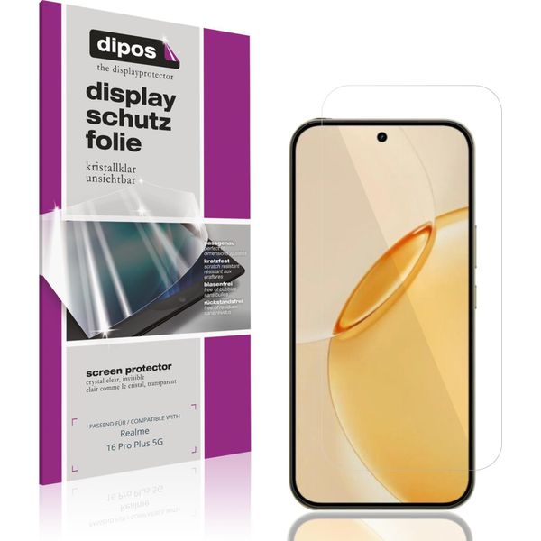 4X Pellicola Protettiva Per Realme 16 Pro Plus 5G Protezione Schermo Claro Display Dipos-image