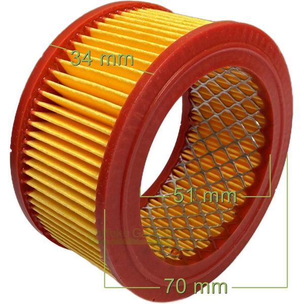 70X51X34 Mm Filtro Aria Per Motosega Macallister Fuxtec Scheppach Hyundai 52 Cc-image