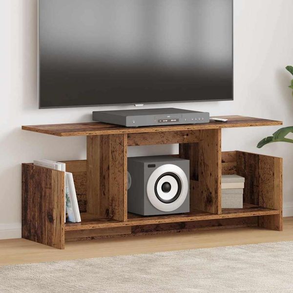 Maison Exclusive - Mobile Tv In Legno Antico 102 X 35 X 45 Cm Materiale Ligneo-image