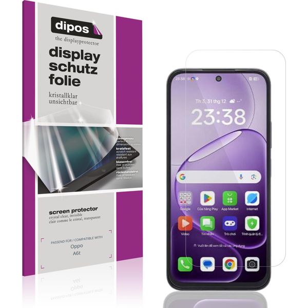 4X Pellicola Protettiva Per Oppo A6T Protezione Schermo Claro Display Dipos-image