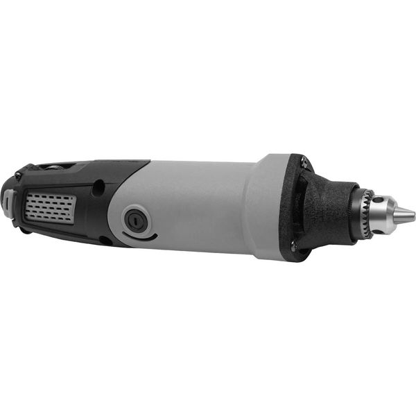 Utensile Elettrico Rotante - Mini Smerigliatrice/Trapano - 400 W - 6 Livelli 5.000–28.000 Giri/Min - Spina Ue 220 V 50 Hz - Campo Di Serraggio 0,6–6,5 Mm - Cavo Di Alimentazione 1,6 M - Grigio-Nero-image