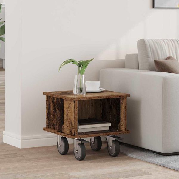 Maison Exclusive - Mobile Tv In Legno Antico 37 X 35 X 35 Cm Materiale Ligneo-image
