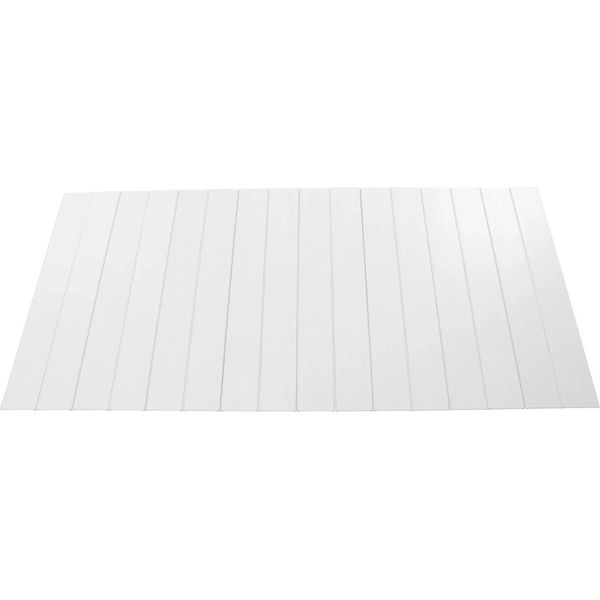 Copertura Per Vasca Da Bagno In Pvc E Ripiano - Ripiano Ribaltabile - 75 X 170 Cm - Impermeabile, Resistente Alla Polvere - Isolante Termico - Portata 5 Kg - Resistente Al Calore Fino A 80 °C - Bianco-image