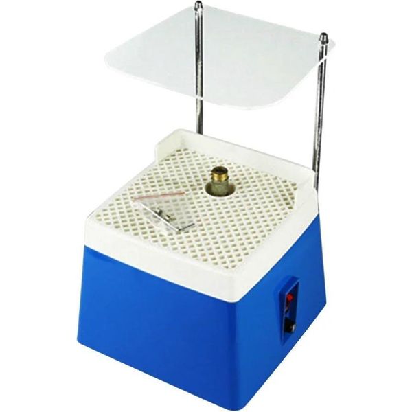 Levigatrice Per Vetro - Modello Da Tavolo Mini - Per Vetro Mosaico - Mola Diamantata - 65 W - 4200 Giri/Min - Spina Ue 220 V - Blu-image
