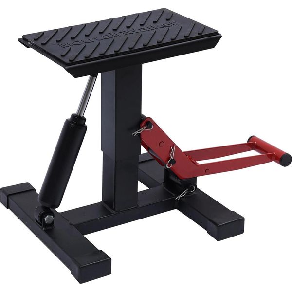 Sollevatore Per Moto - Martinetto/Cavalletto Di Montaggio Per Moto Da Cross - Portata 150 Kg - Regolabile In Altezza Da 33,5 A 46 Cm-image