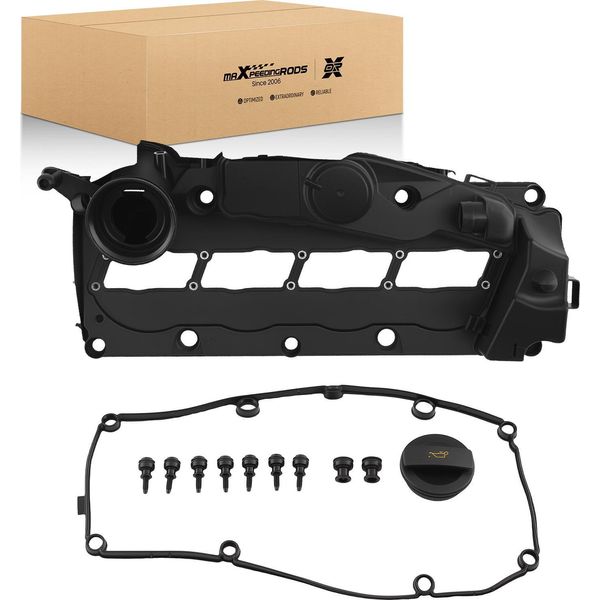 Coperchio Motore Per Vw Audi Seat Skoda 2.0 Tdi 03L103469K Coperchio Valvole Nero-image
