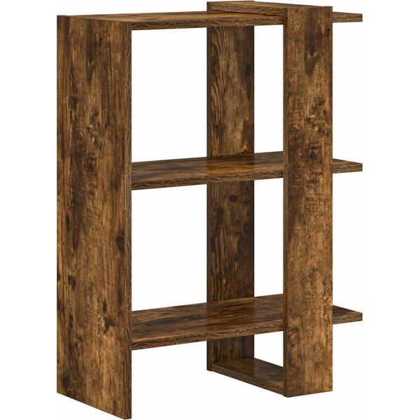 Vidaxl Libreria In Rovere Affumicato 52 X 25 X 71,5 Cm Materiale Ligneo-image