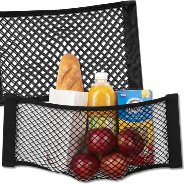 Edibazzar | Rete Per Bagagliaio 40X25 Cm Elastica Con Chiusura In Velcro-image