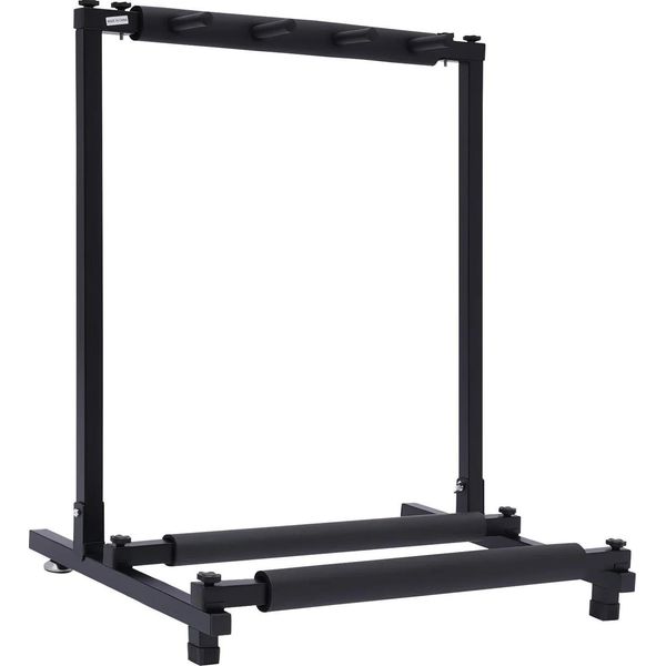 Supporto Per Chitarra - Supporto Da Terra Per 3 Chitarre - Robusta Struttura In Ferro - Imbottitura In Schiuma Eva - Per Chitarra Elettrica, Acustica E Basso - Nero-image