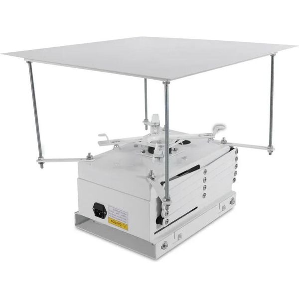 Supporto Per Proiettore / Supporto A Soffitto - Montaggio A Soffitto Telecomandabile - Regolabile In Altezza - 220 V - Peso 17 Kg - Bianco-image